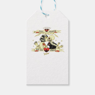 Till Death Do Us Part Classic Design For Halloween Gift Tags