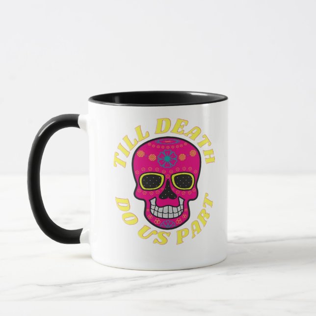 Till Death Do Us Part Classic – Gothic Wedding Mug (Left)