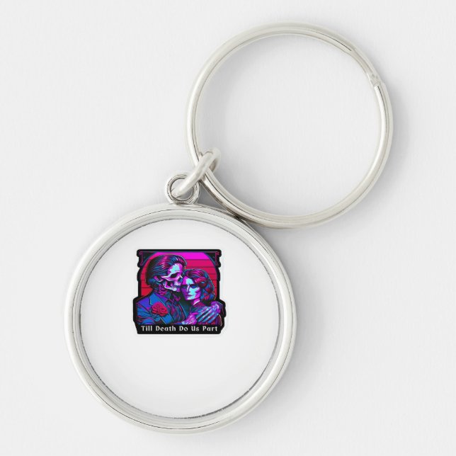 Till Death Do Us Part Classic – Grim Reaper Romanc Key Ring (Front)