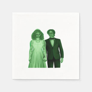 Till Death Do Us Part Classic Retro Design Napkin