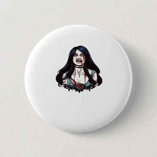 Till Death Do Us Part Classic – Skeleton Couple  6 Cm Round Badge