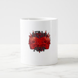Till Death Do Us Part Classic – Skeleton Slogan Large Coffee Mug