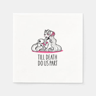 Till Death Do Us Part Classic – Sloth and Soulmate Napkin