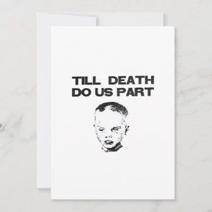 Till Death Do Us Part Classic Sloth Holiday Card