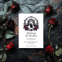 Till Death Do Us Part Elegant Goth Save the Date