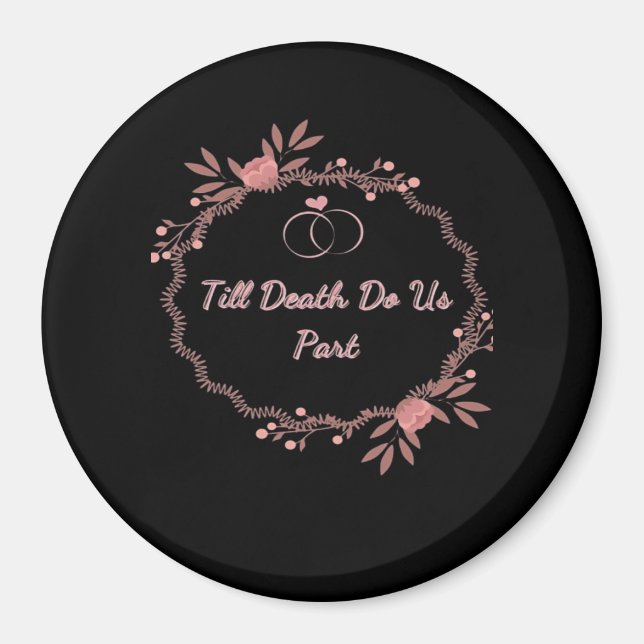 Till Death Do Us Part – Ghostly Wedding Magnet (Front)