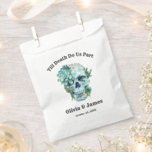 Till Death Do Us Part Gothic Halloween Wedding  Favour Bags