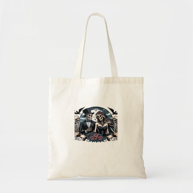 Till Death Do Us Part – Gothic Love Tote Bag (Front)