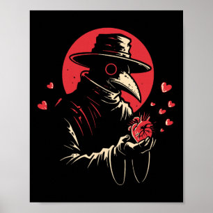 Till Death Do Us Part Gothic Plague Doctor Anti-va Poster