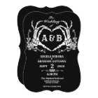 Till Death do us part gothic skeleton wedding