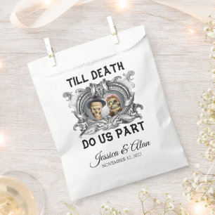 Till Death Do Us Part Halloween Wedding Favour Bags