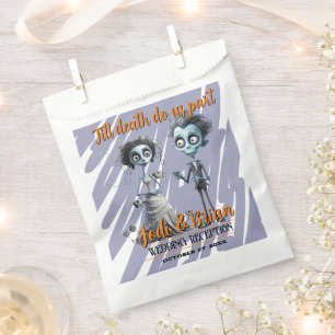 Till Death Do Us Part Halloween Wedding Favour Bags