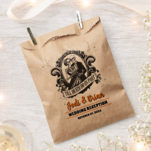 Till Death Do Us Part Halloween Wedding Welcome Favour Bags