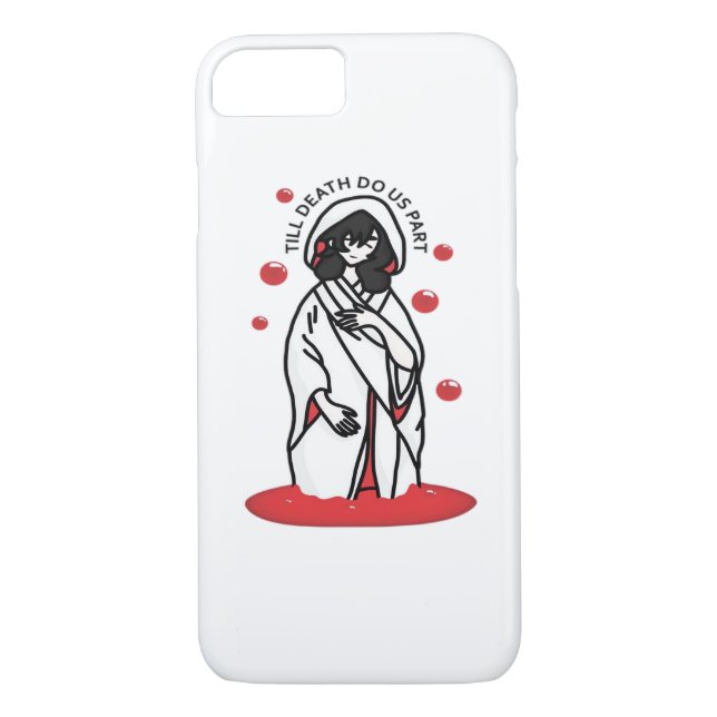 Till Death Do Us Part – Haunting Wedding Slogan Case-Mate iPhone Case (Back)