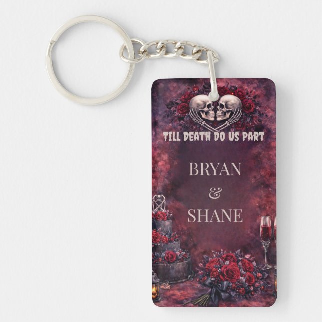 Till Death Do Us Part Key Ring (Front)