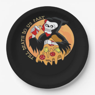Till Death Do Us Part. Pizza Forever! Paper Plate