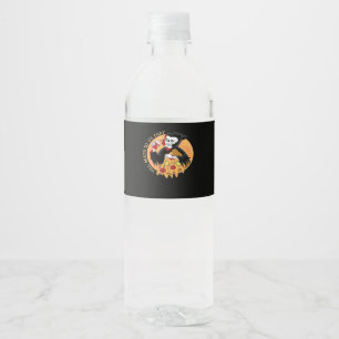 Till Death Do Us Part. Pizza Forever! Water Bottle Label