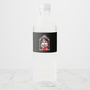 Till Death Do Us Part Plague Doctor Classic Love M Water Bottle Label