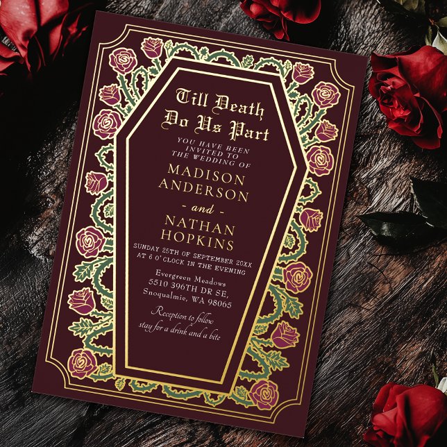 Till Death Do Us Part Rose Red Gothic Wedding (Creator Uploaded)