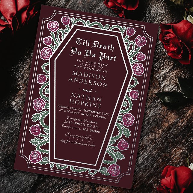 Till Death Do Us Part Rose Red Gothic Wedding (Creator Uploaded)