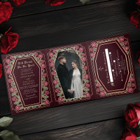 Till Death Do Us Part Rose Red Gothic Wedding