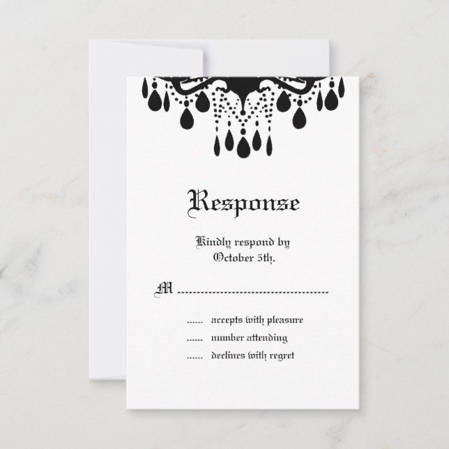 Till Death Do Us Part RSVP (Front)