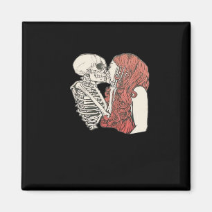 Till Death Do Us Part Skeleton Art Classic Magnet