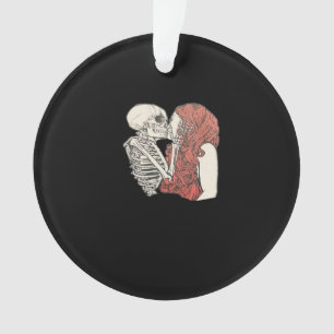 Till Death Do Us Part Skeleton Art Classic Ornament