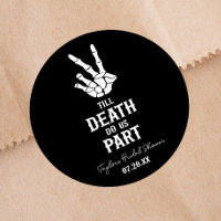 Till Death Do Us Part Skeleton Bridal Shower