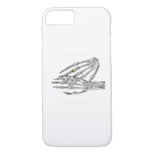 Till Death Do Us Part Skeleton Hands Quote (Black  Case-Mate iPhone Case