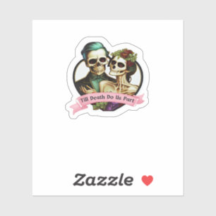 Till Death Do Us Part Skeleton Valentine Classic S