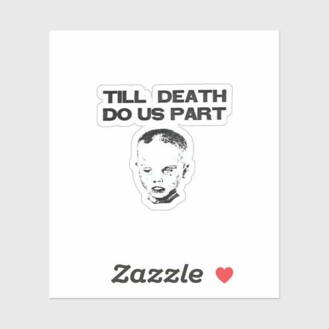 Till Death Do Us Part Sloth Classic Design (Sheet)