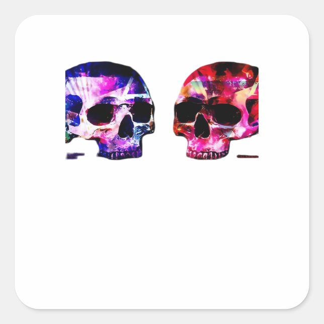 Till Death Do Us Part Together Square Sticker (Front)