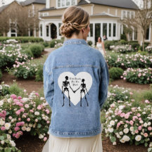 Till Death Do Us Part White & Black Skeleton