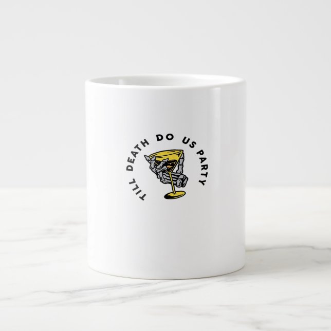 Till Death Do Us Part-Y Classic Funny Large Coffee Mug (Front)