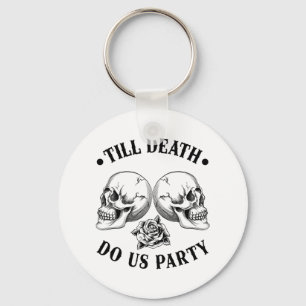 Till Death Do Us Party 2025 Skeleton Skull Bride S Key Ring