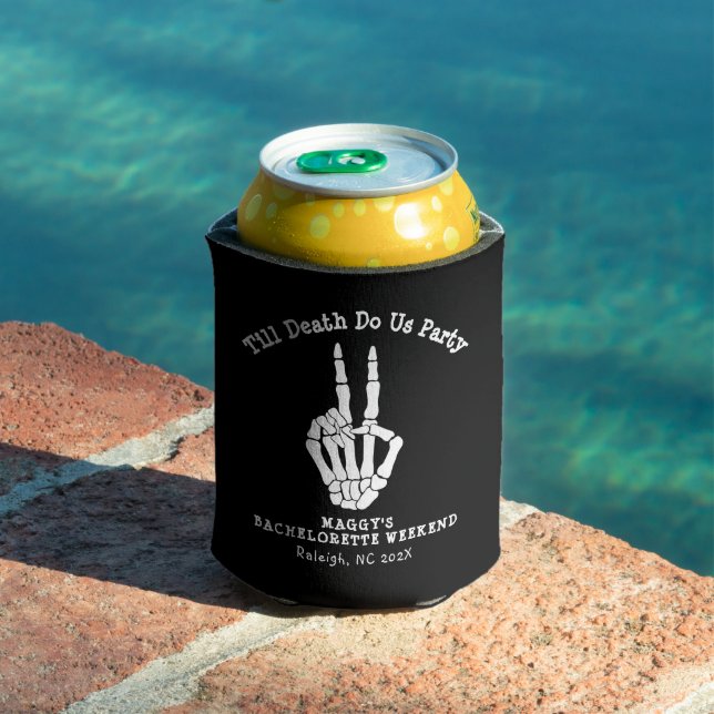 Till death do us Party Bachelorette Party  Can Cooler (In Situ Pool)