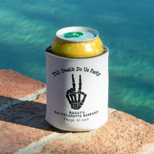 Till death do us Party Bachelorette Party  Can Cooler