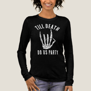  Till Death Do Us Party Bachelorette Weekend Tri-Blend Shirt