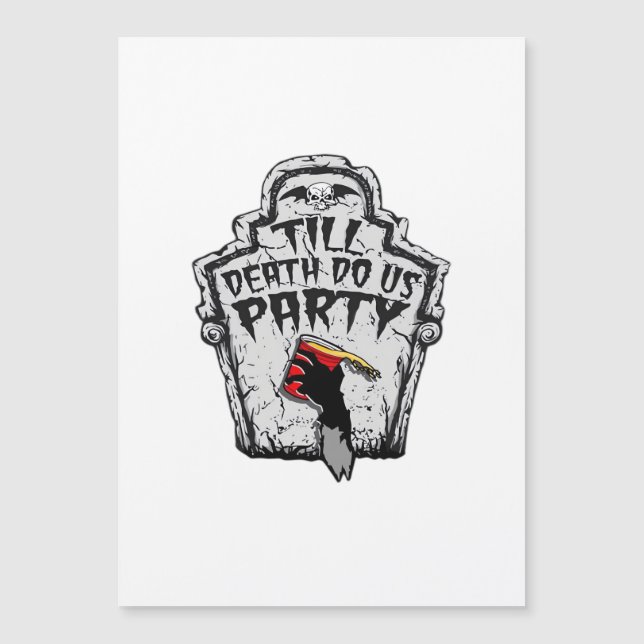 Till Death Do Us Party Classic For Halloween (Front)