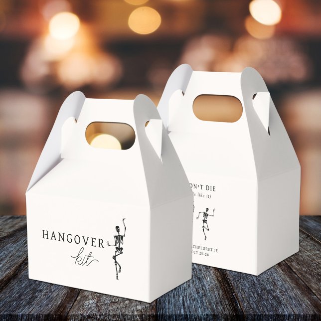 Till Death Do Us Party Hangover Kit Favour Box (Creator Uploaded)