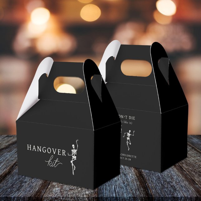 Till Death Do Us Party Hangover Kit Favour Boxes (Creator Uploaded)