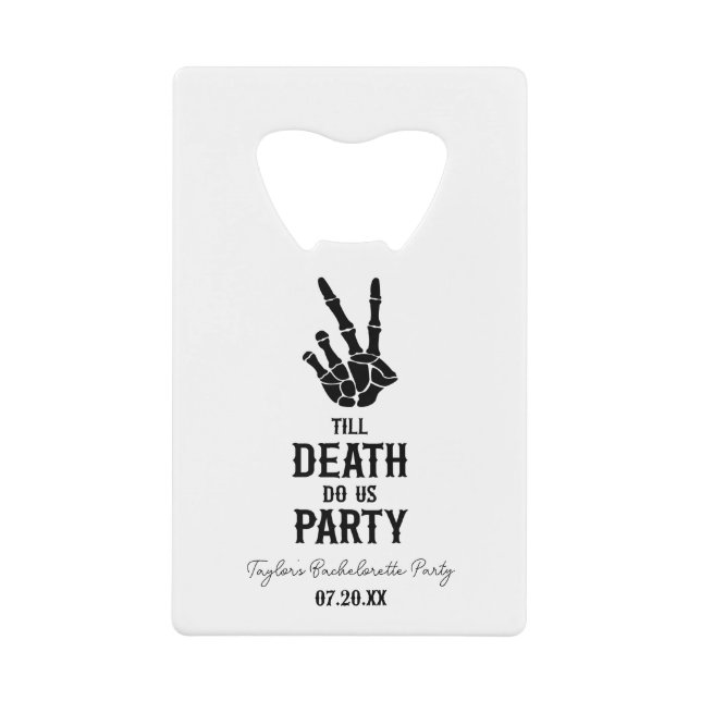 Till Death Do Us Party Skeleton Bachelorette Party (Front)