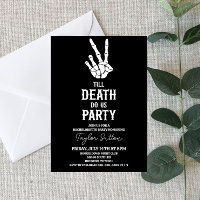 Till Death Do Us Party Skeleton Bachelorette Party