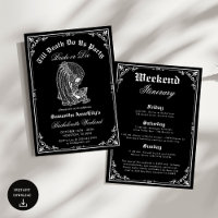 Till Death Do Us Party Skeleton Skull Bachelorette