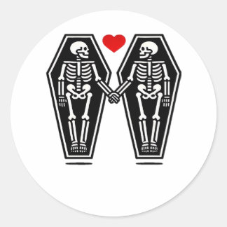 Till Death Do Us Together – Knows No Classic Round Sticker