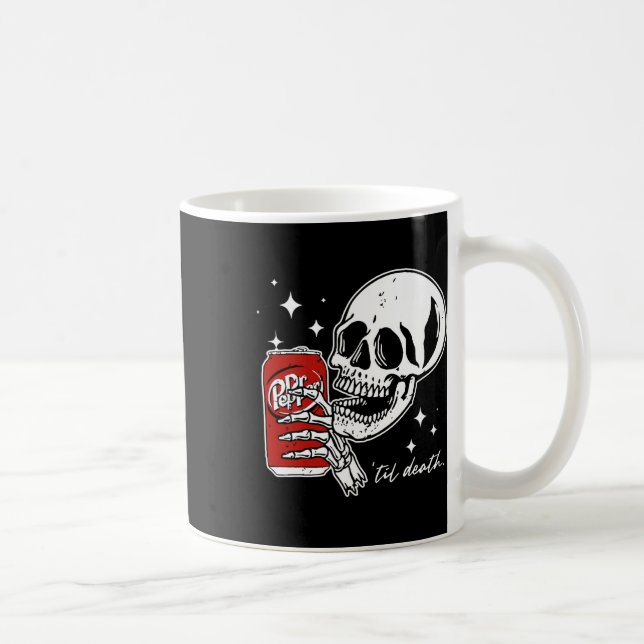 Till Death Dr. Skeleton Halloween Cute  Coffee Mug (Right)