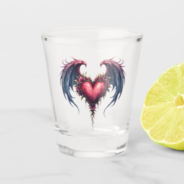 Till Death & Moonlight Bind Us.  Shot Glass (Front)