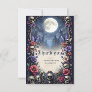 Till Death & Moonlight Bind Us.  Thank You Card