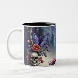 Till Death & Moonlight Bind Us. Two-Tone Coffee Mug